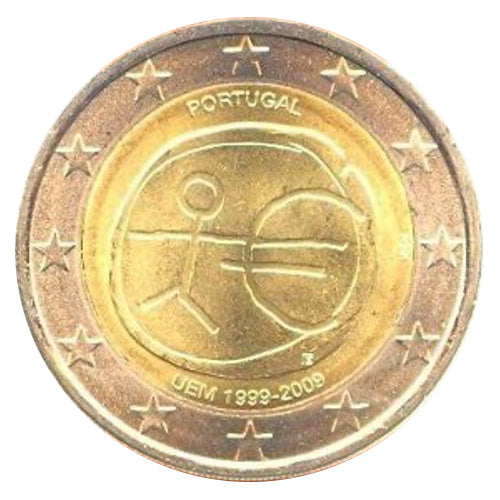 2 Euro Münze Portugal 2009 WWU Sondermünze UNC