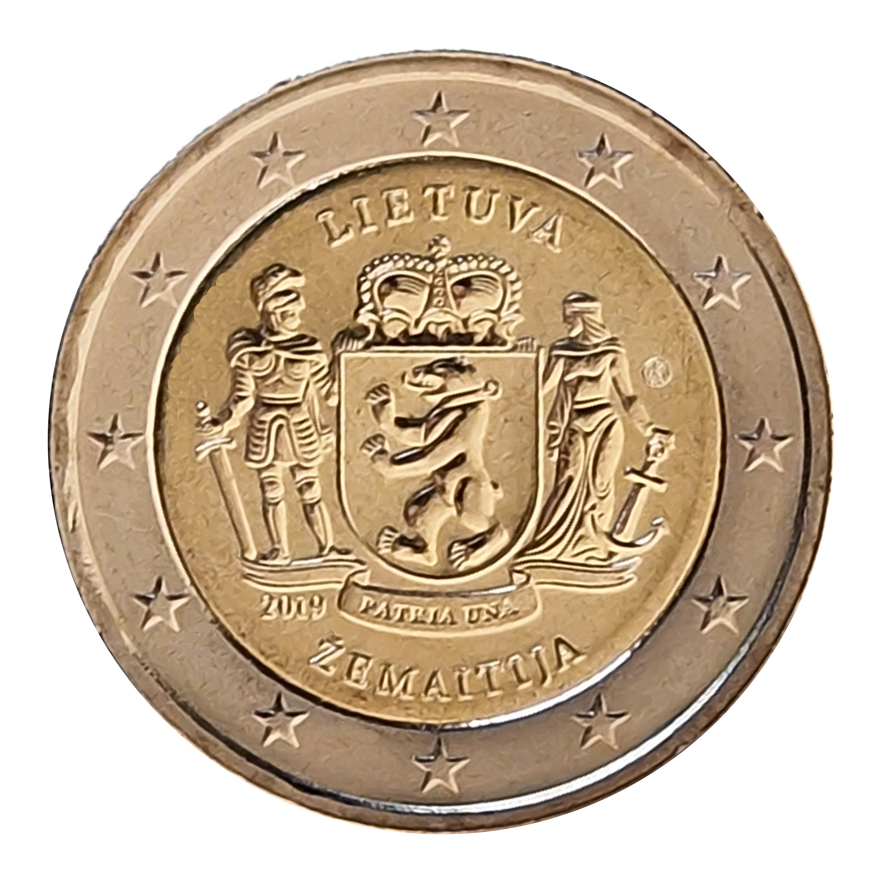 2 Euro Münze Litauen 2019 Samogitien Sondermünze UNC