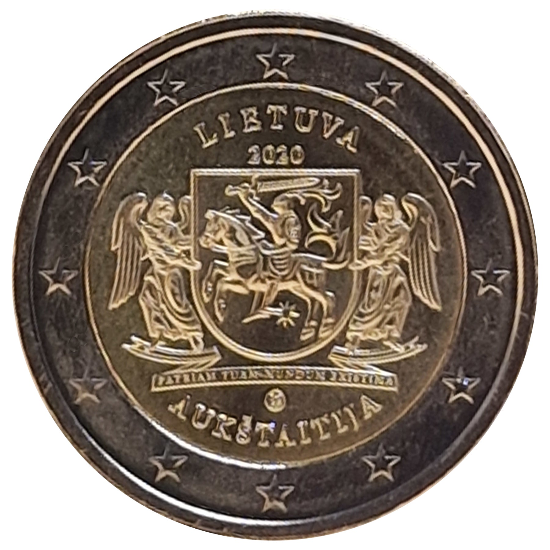 Moneta da 2 Euro Lituania 2020 Aukštaitija Moneta Commemorativa UNC