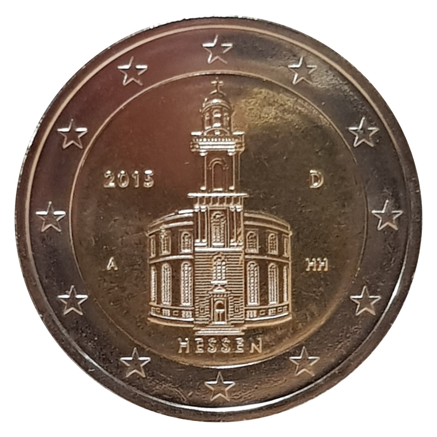 Moneta da 2 euro Germania 2015 A Assia Moneta commemorativa UNC