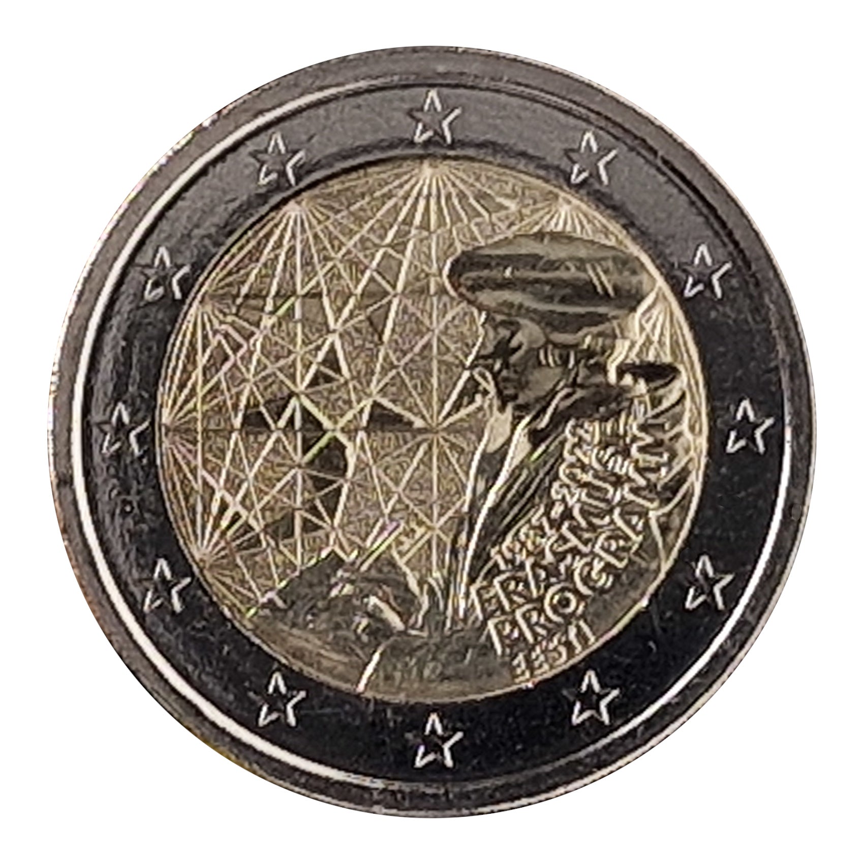 2 Euro Münze Estland 2022 Erasmus-Programm Sondermünze UNC