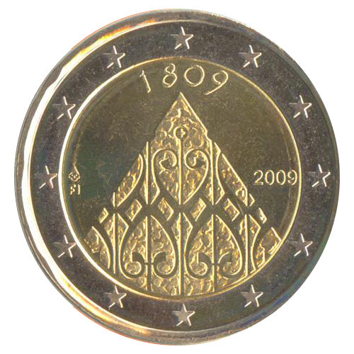 Moneta da 2 euro Finlandia 2009 Autonomia Moneta commemorativa UNC