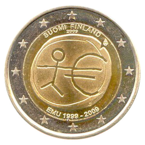 2 Euro Münze Finnland 2009 WWU Sondermünze UNC