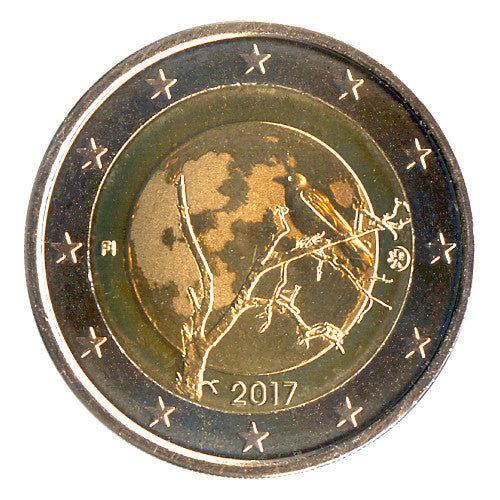 2 Euro Münze Finnland 2017 Natur Sondermünze UNC