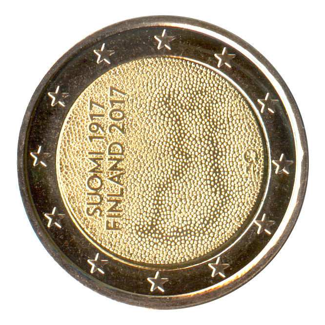 Moneta da 2 euro Finlandia 2017 Indipendenza Moneta commemorativa UNC
