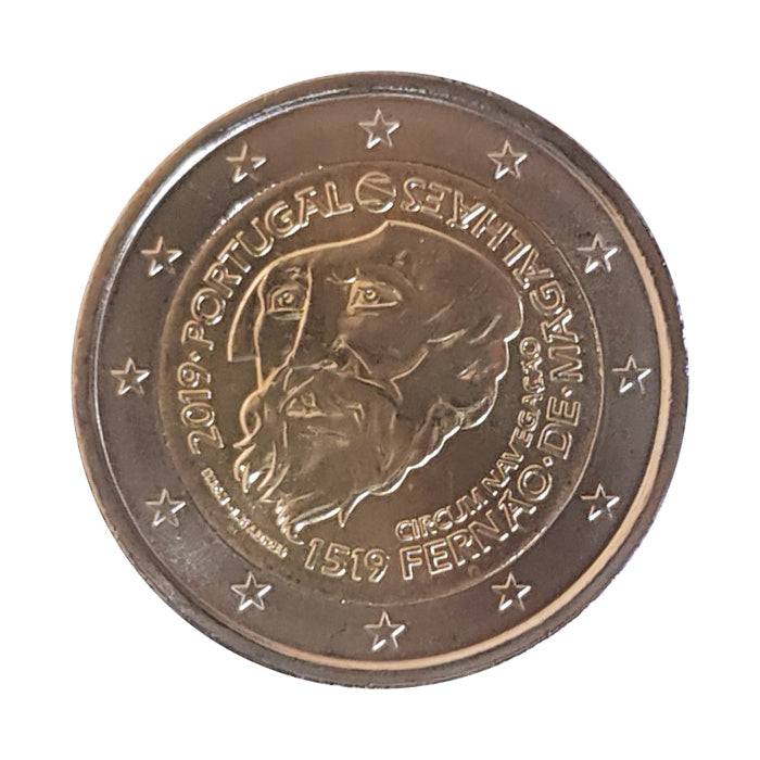 Moneta da 2 Euro Portogallo 2019 Magellano Moneta Commemorativa UNC