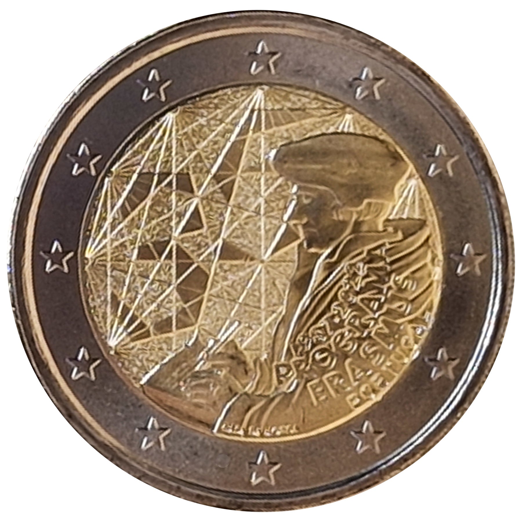 2 Euro Münze Portugal 2022 Erasmus-Programm Sondermünze UNC