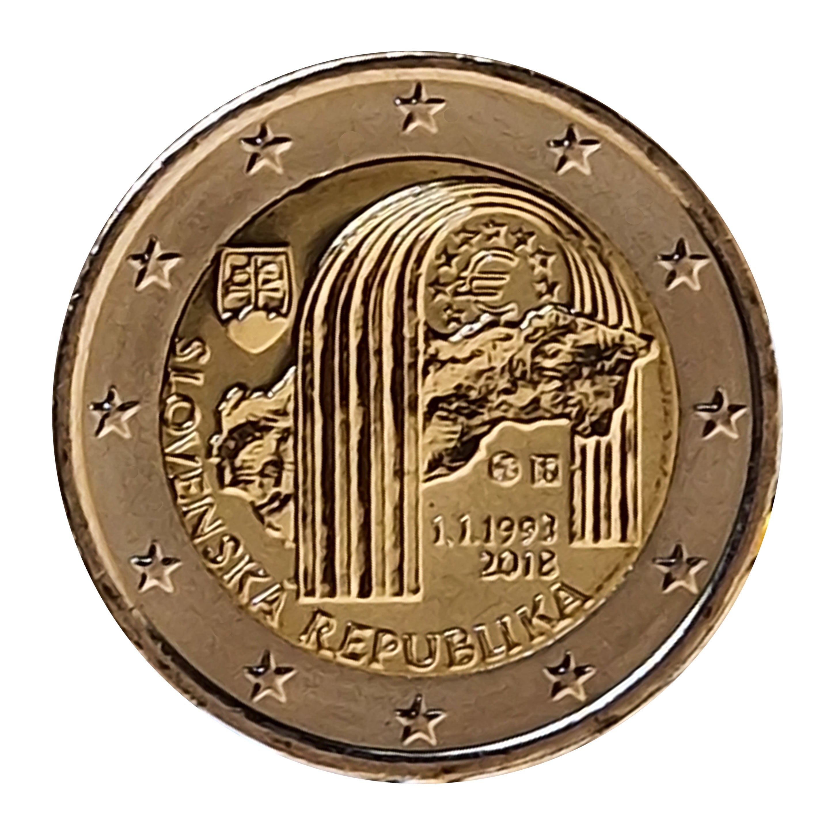 Moneta da 2 Euro Slovacchia 2018 Repubblica Moneta Commemorativa UNC