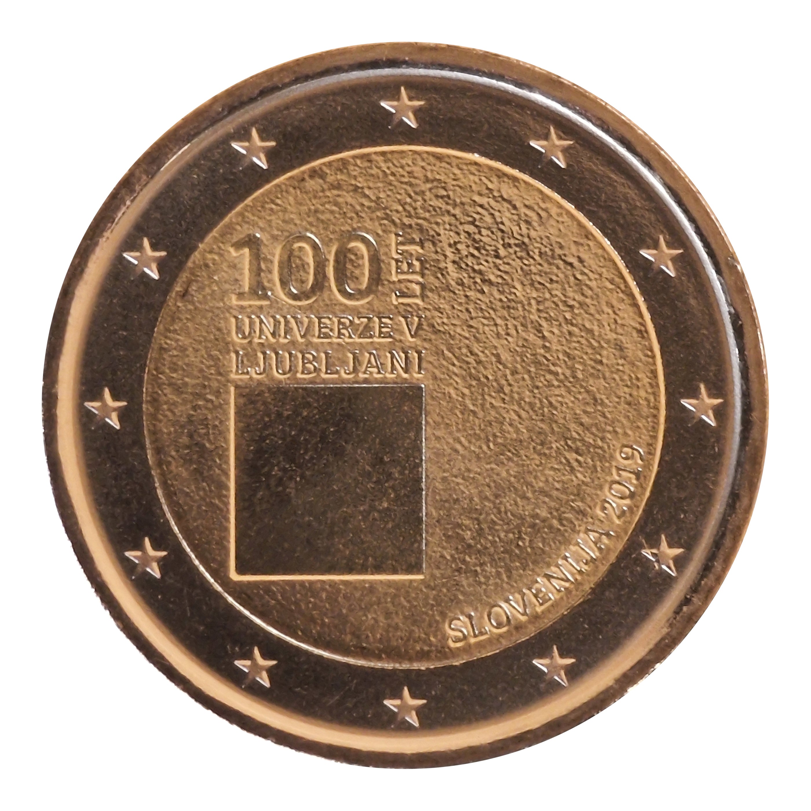 2 Euro Münze Slowenien 2019 Universität Ljubljana Sondermünze UNC