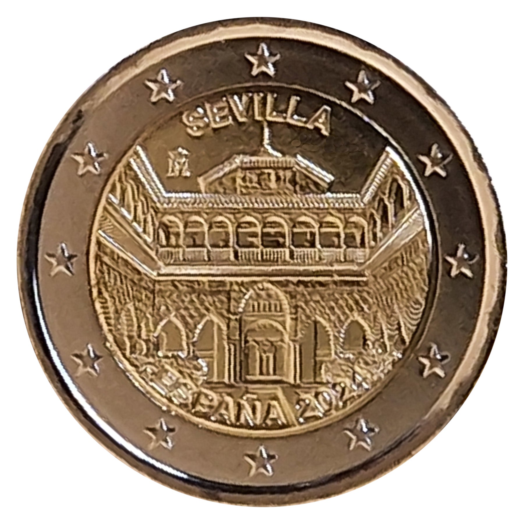 Moneta da 2 Euro Spagna 2024 Siviglia Moneta Commemorativa UNC
