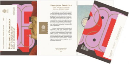 2 Euro Münze San Marino 2022 Francesca Sondermünze FDC