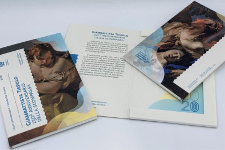 2 Euro Münze San Marino 2020 Tiepolo Sondermünze FDC