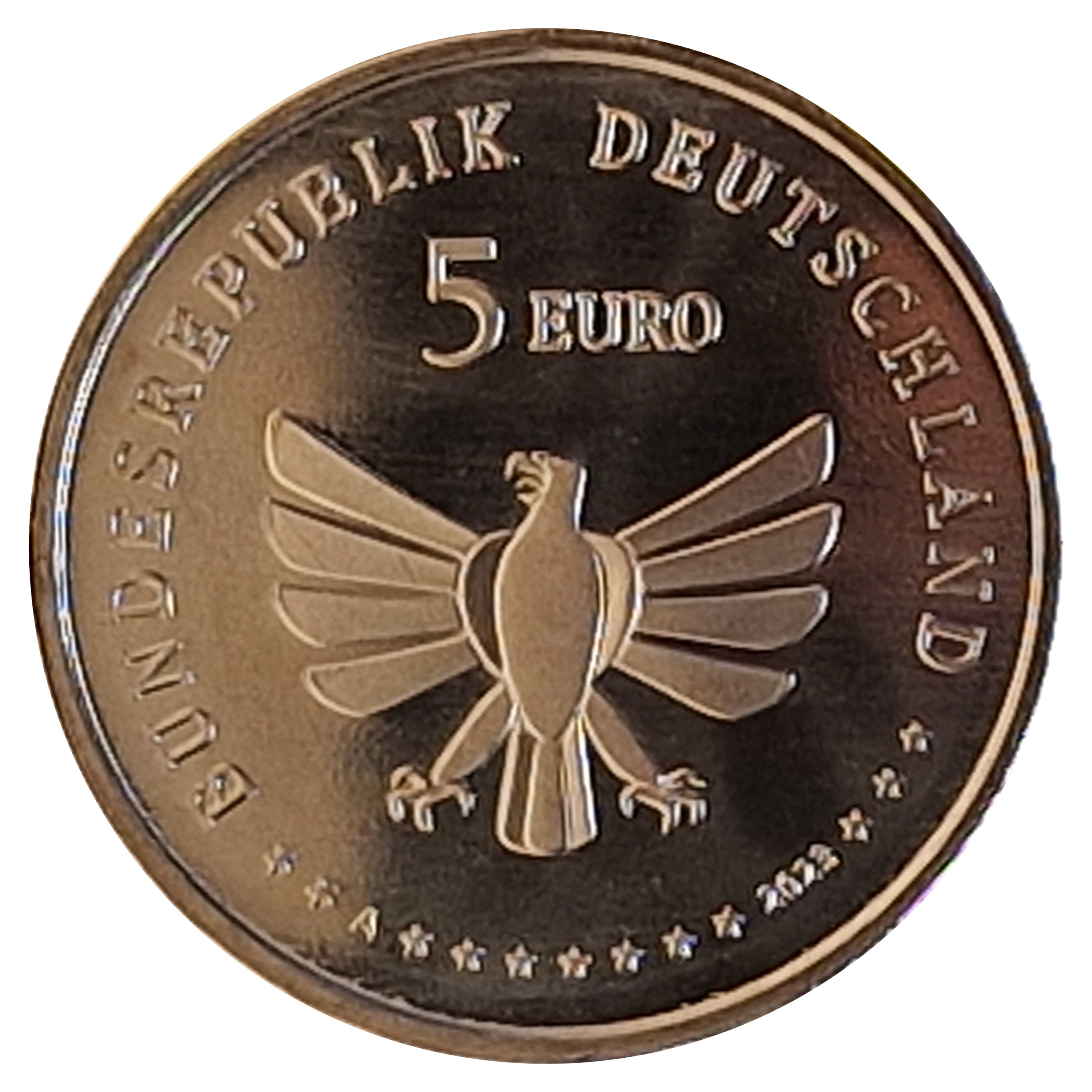 5 Euro Münze Deutschland 2023 Siebenpunkt-Marienkäfer Sondermünze UNC