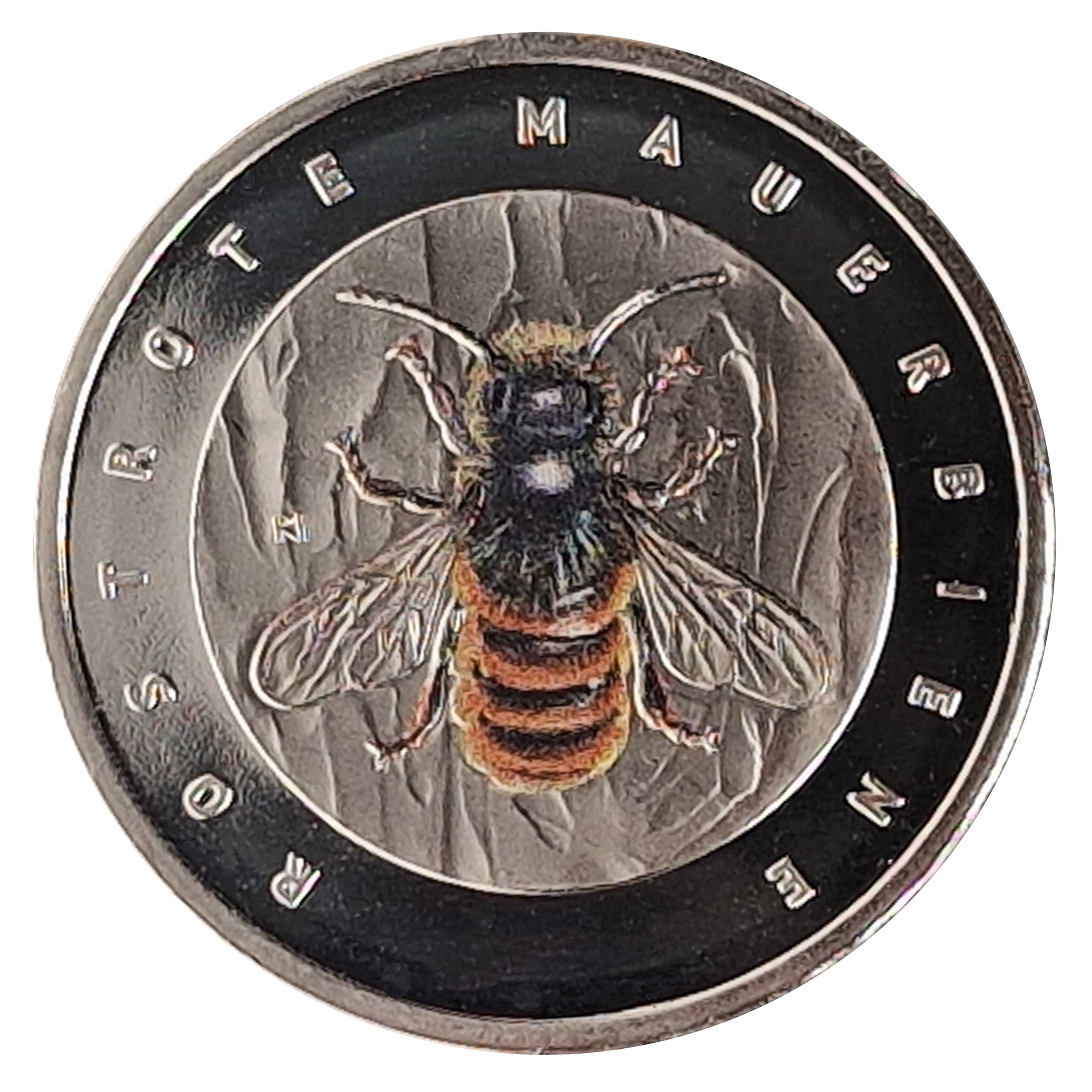 5 Euro Münze Deutschland 2023 Rostrote Mauerbiene Sondermünze UNC
