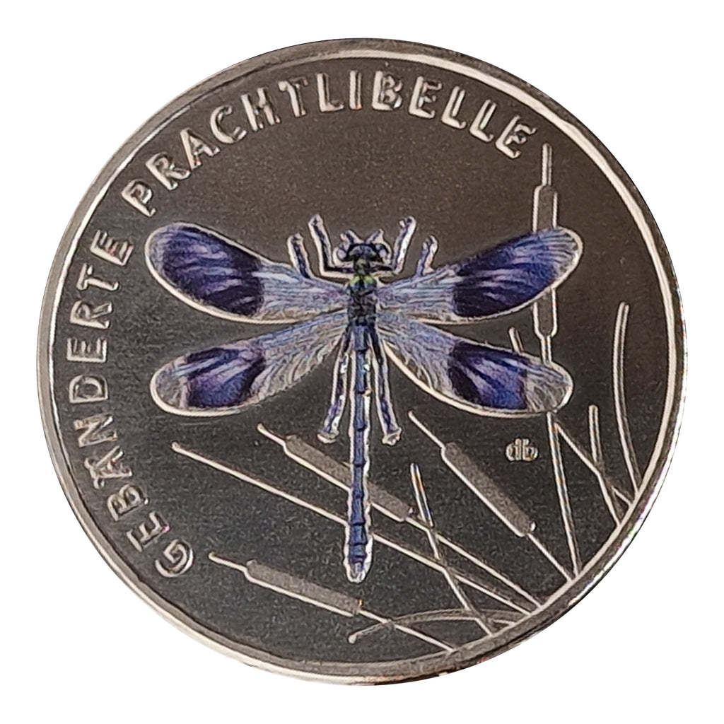 Moneta da 5 euro Germania 2023 Calopteryx Vannata Moneta Commemorativa UNC