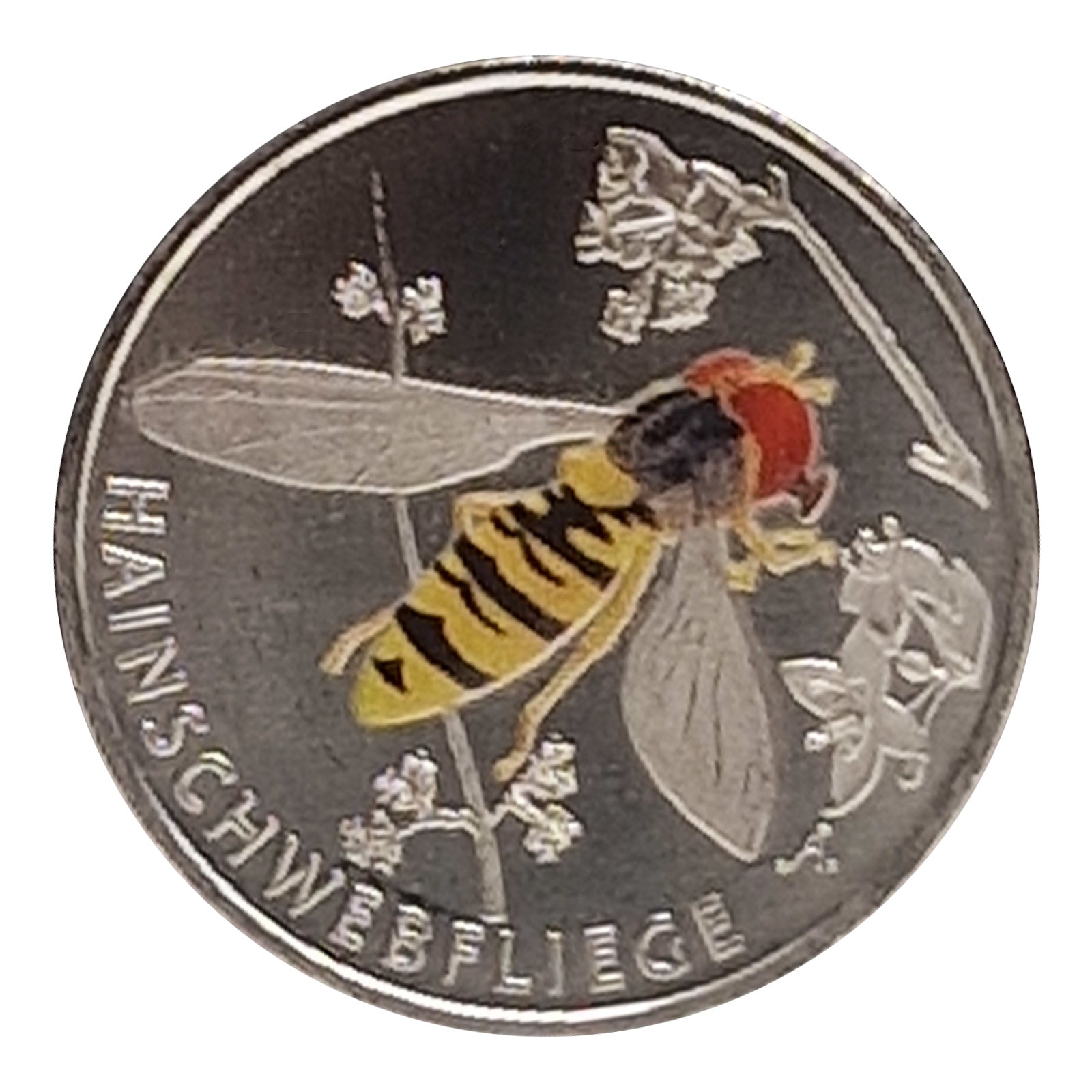 5 Euro Münze Deutschland 2024 Hainschwebfliege Sondermünze UNC