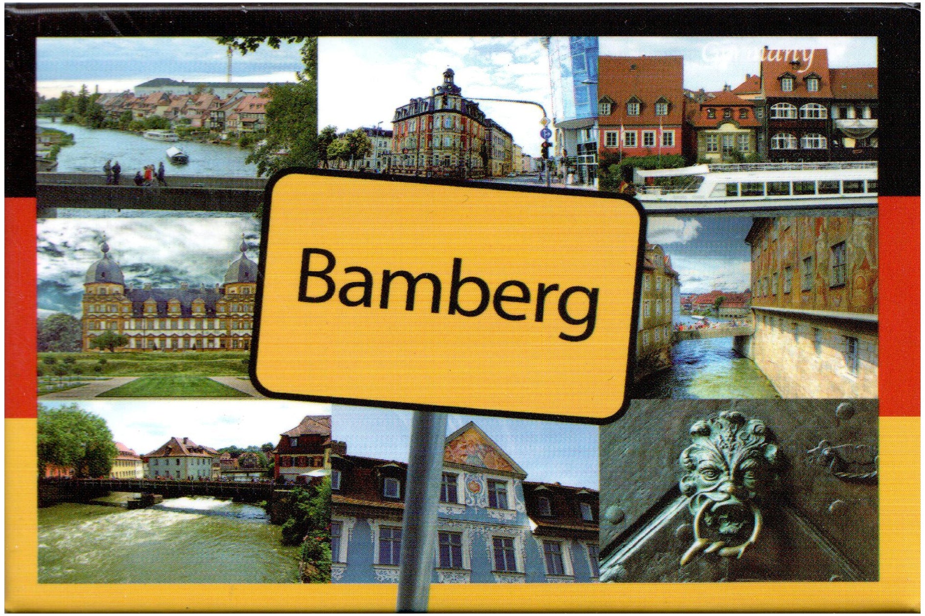Fotomagnete Bamberg Germania – Calamita da Frigo Souvenir Magnete fotografico