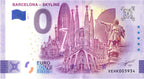 Banconota da 0 euro Barcellona - Skyline · Spagna · Souvenir o zero € Biglietto