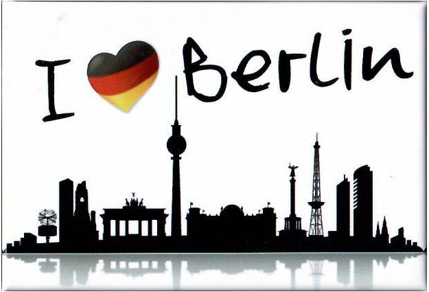 Fotomagnete Berlino – I love – Calamita da Frigo Souvenir Magnete fotografico