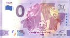 Banconota da 0 euro Italia · Campione Europeo di Calcio 2020 · Souvenir o zero € Biglietto