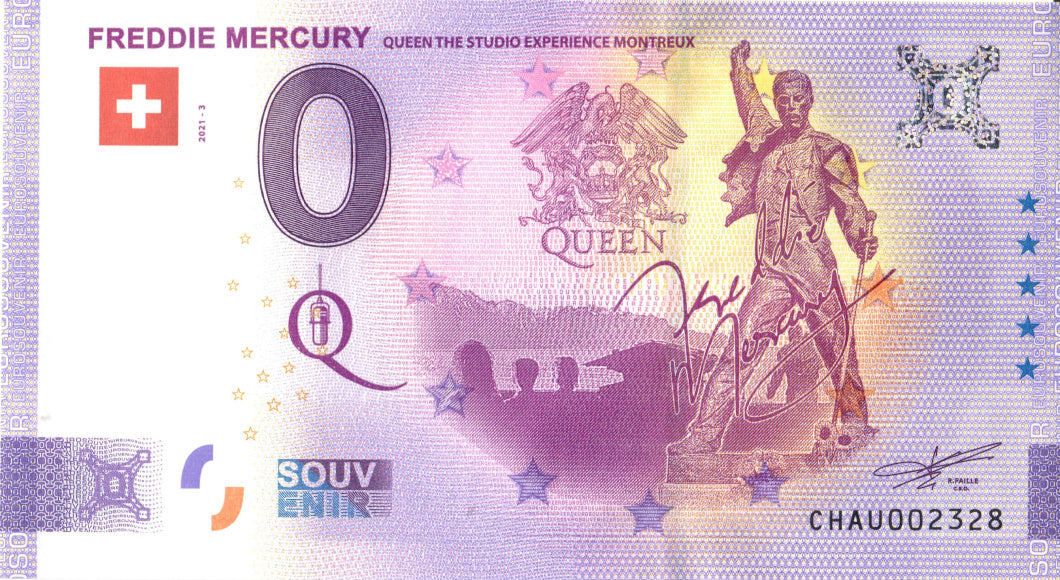 0 Euro Schein Freddie Mercury III · Queen · Souvenir o Null € Banknote