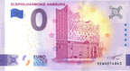0 Euro Schein Elbphilharmonie Hamburg Deutschland · Souvenir o Null € Banknote