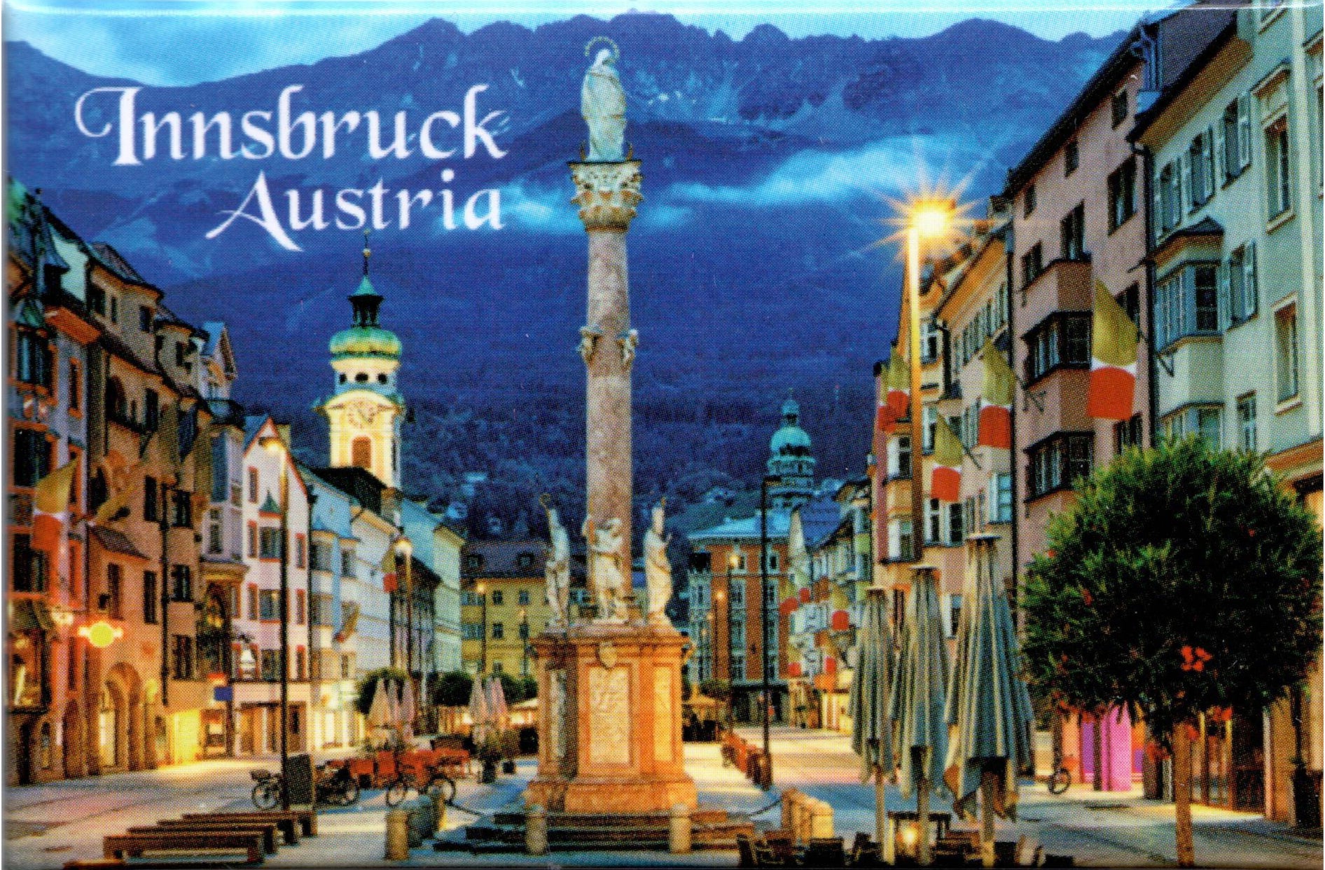 Fotomagnete Innsbruck Austria – Calamita da Frigo Souvenir Magnete fotografico