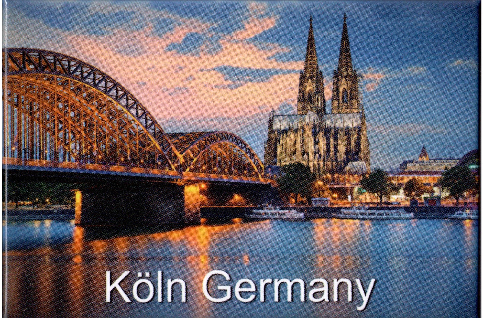 Fotomagnete Köln Germany - Colonia Germania – Calamita da Frigo Souvenir Magnete fotografico
