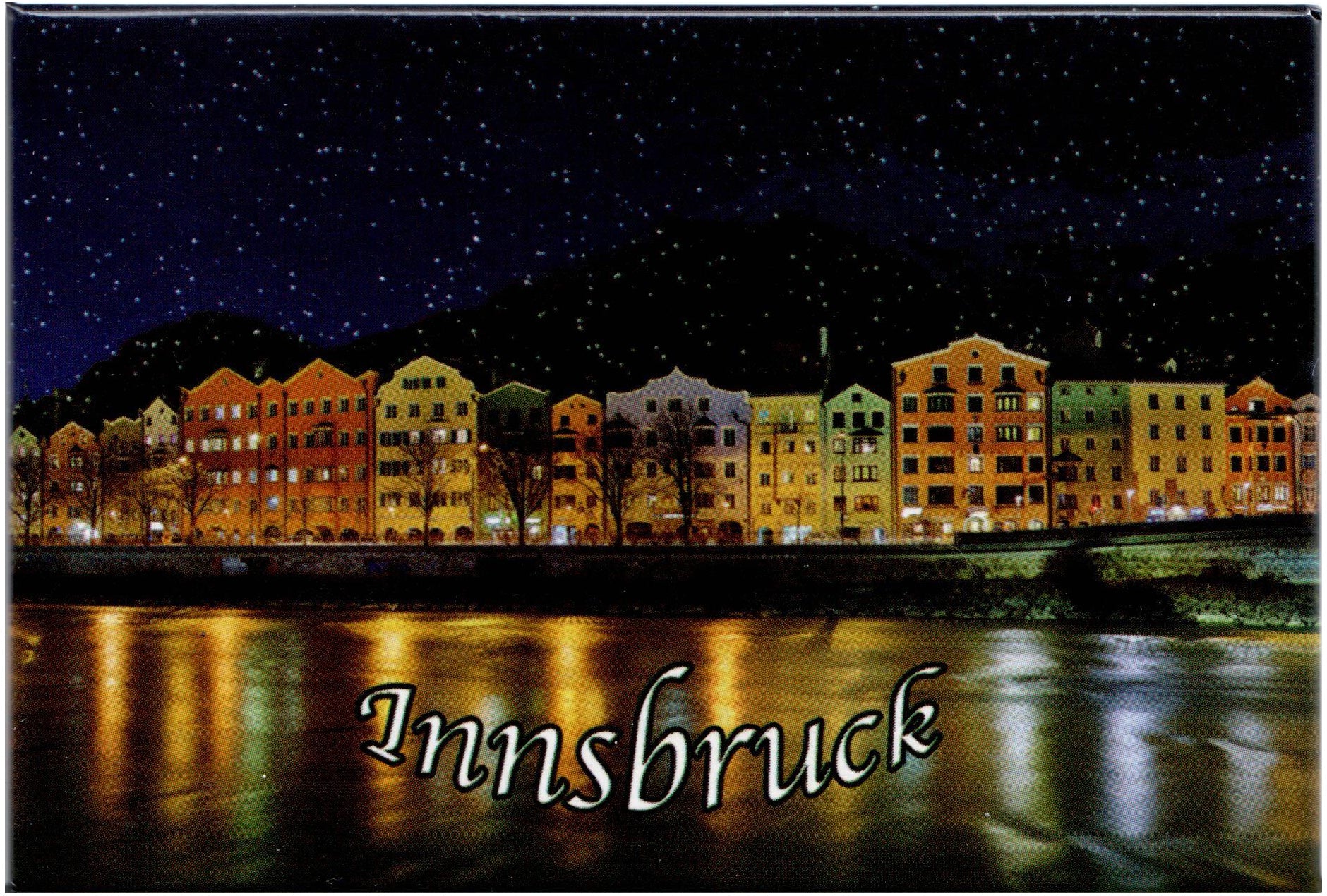 Magnet Photo Innsbruck Austria – Autriche – Aimant de Réfrigérateur Souvenir Photomagnet Aimant de frigo