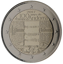 Moneta da 2 euro Andorra 2017 Inno Nazionale Moneta commemorativa UNC