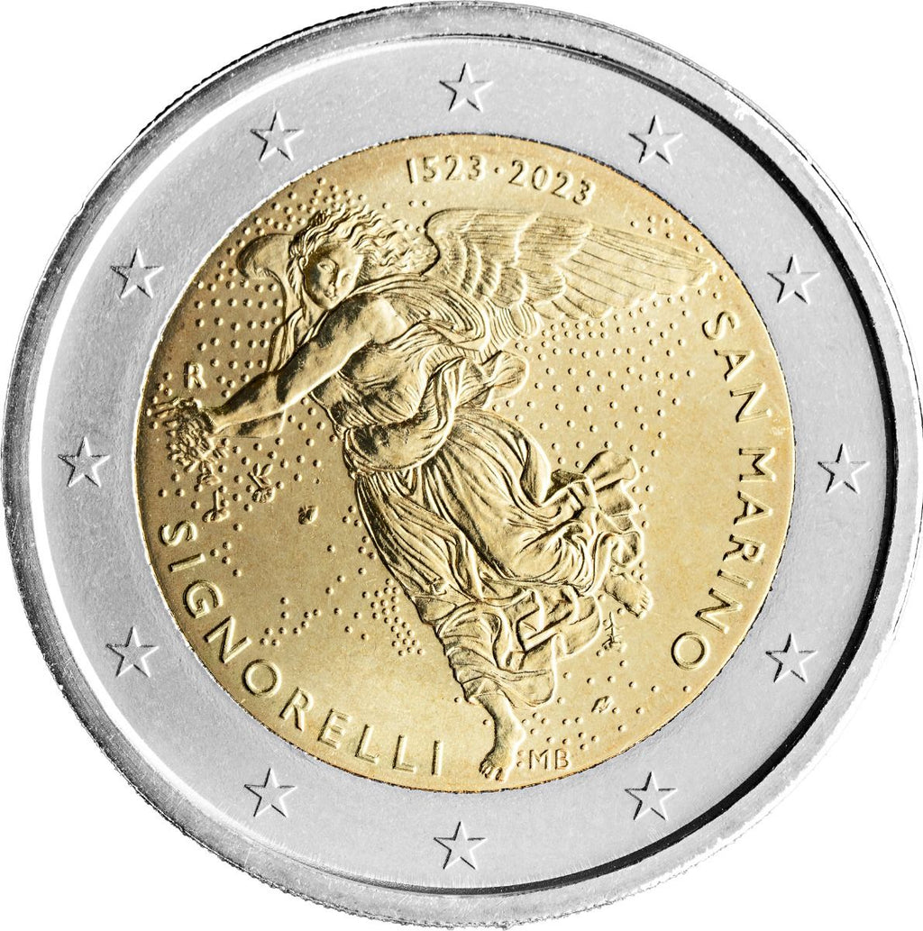 2 Euro Münze San Marino 2023 Signorelli Sondermünze FDC