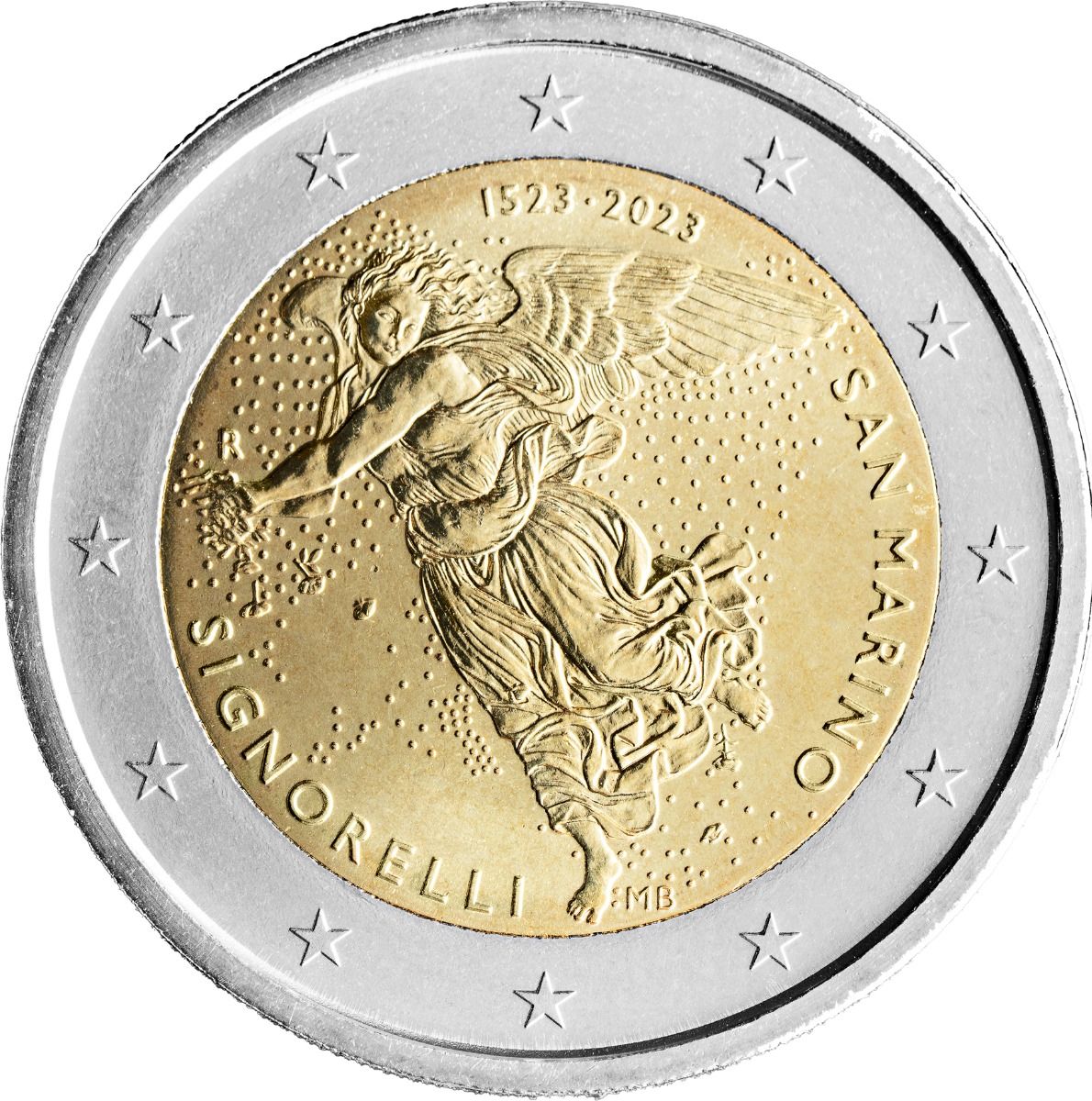 2 Euro Münze San Marino 2023 Signorelli Sondermünze FDC
